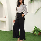 Damen weite Stoffhose Sovae