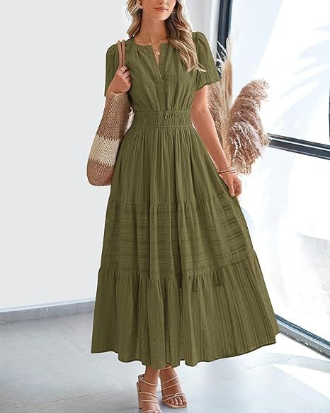 Damen Maxi-Kleid im lässigen Boho-Stil Sovae