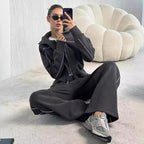 Damen Sportlichkeit Freizeitanzug Sovae