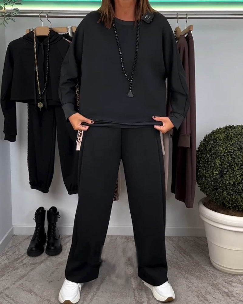Damen lässiger Sweatpants mit weitem Schnitt Sovae
