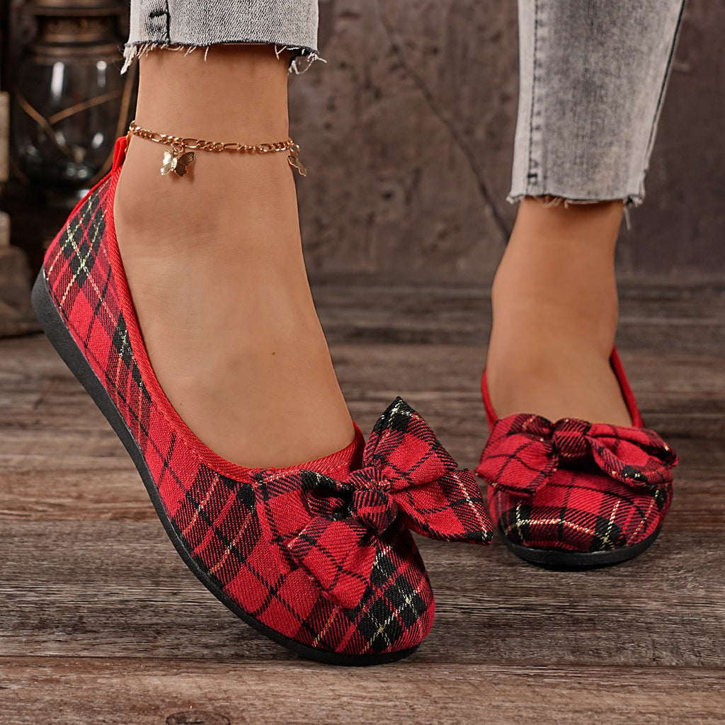 Damen Ballerinas mit charmantem Schleifen-Design Sovae