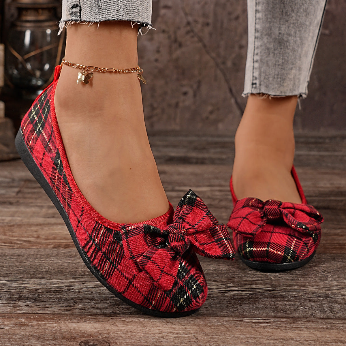 Damen Ballerinas mit charmantem Schleifen-Design Sovae