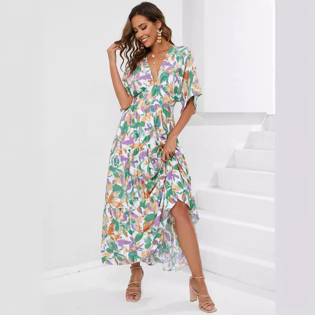Damen Maxikleid Sovae