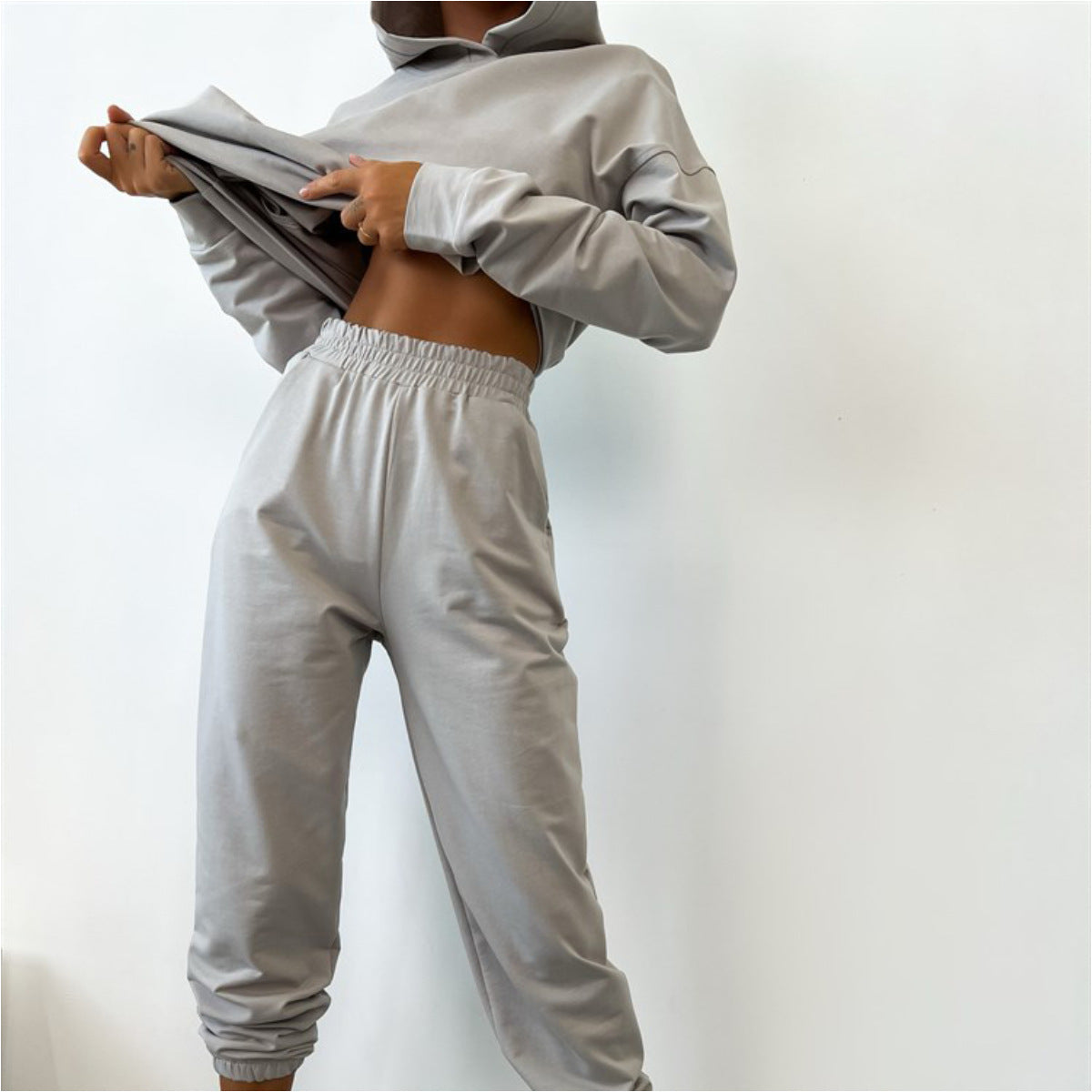 Damen Bequemes und modernes Hoodie-Set Sovae