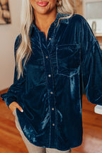 Damen Velourshemd Sovae