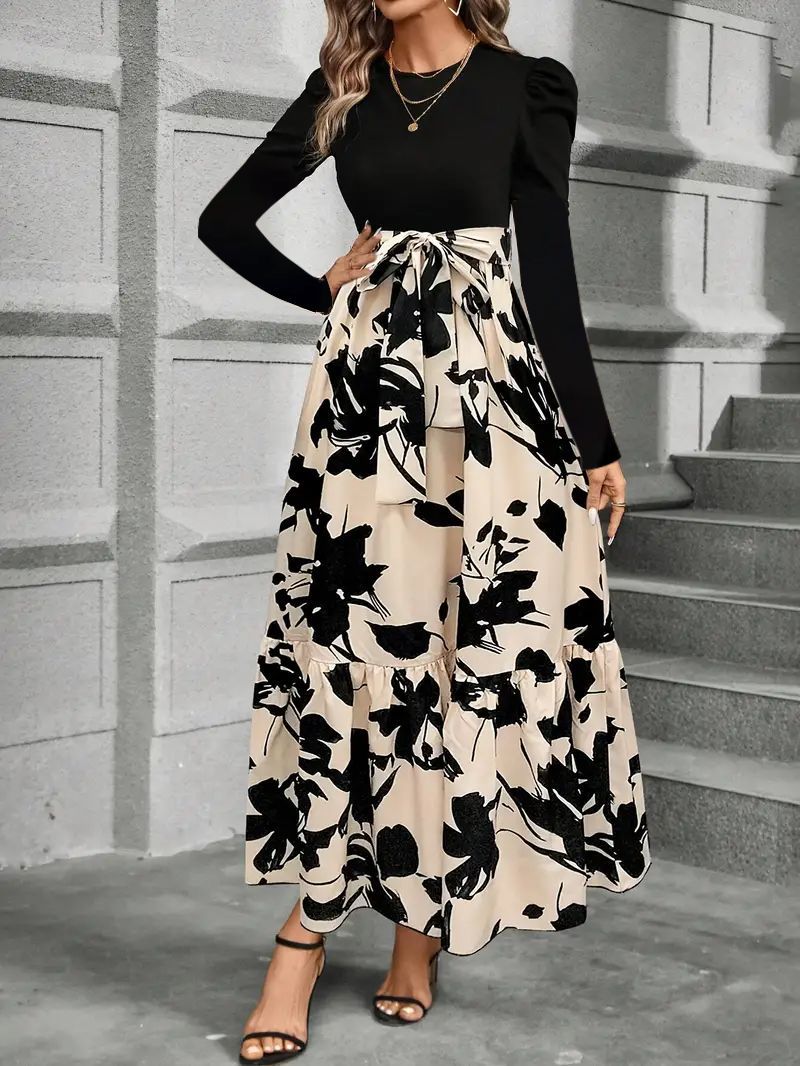 Damen elegante Maxikleid Sovae