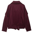 Damen Übergangsjacke mit modischem Stehkragen und praktischen Taschen Sovae