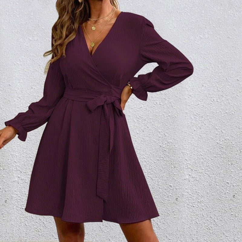 Damen Wickelkleid Sovae