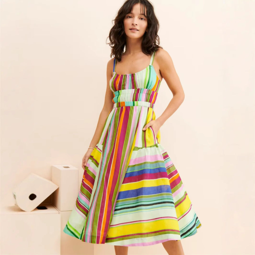 Damen Maxikleid Sovae