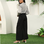 Damen weite Stoffhose Sovae