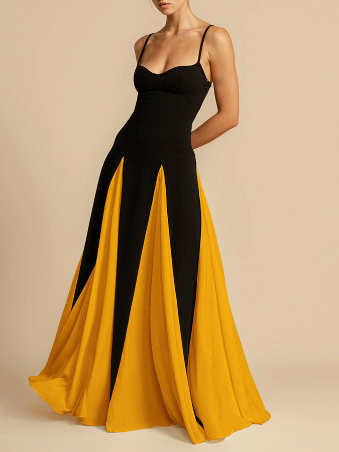 Damen Abendkleid mit fließendem Rock Sovae