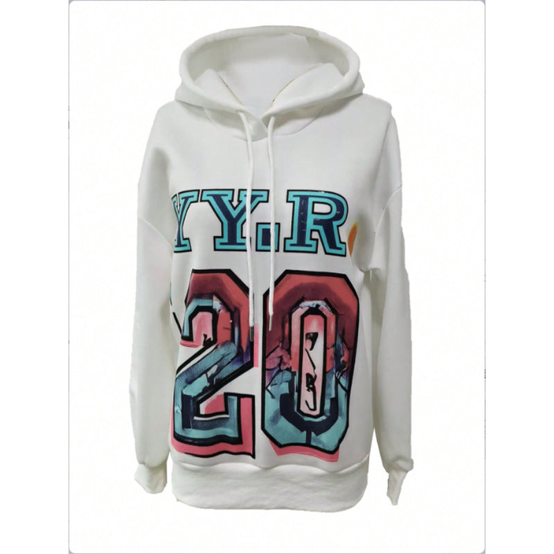 Damen Oversized Kapuzenpullover Sovae