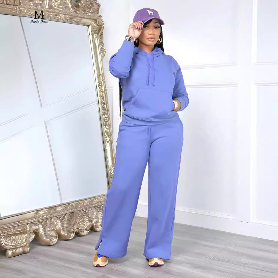 Damen entspannter Hooded Sweatsuit Sovae