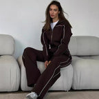 Damen Sportlichkeit Freizeitanzug Sovae