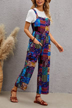 Damen Overall mit bunten Mustern Sovae