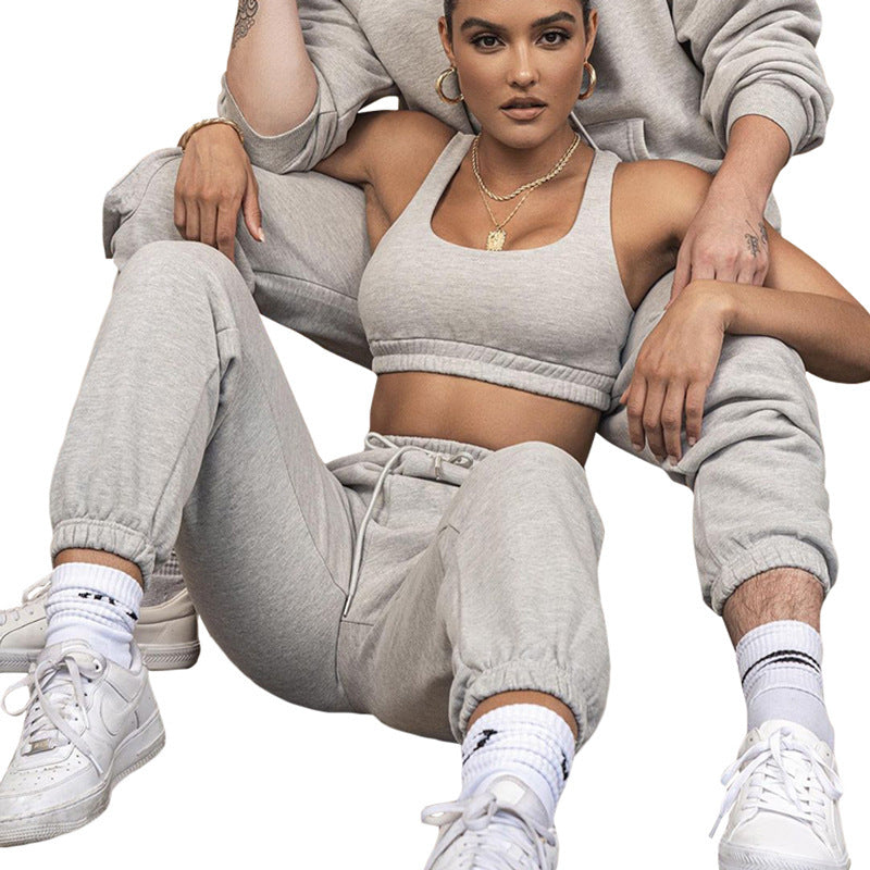 Damen lässiges Sportanzug-Set mit elastischem Bund und atmungsaktiven Materialien Sovae