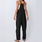 Damen lässiger Jumpsuit mit praktischen Taschen Sovae