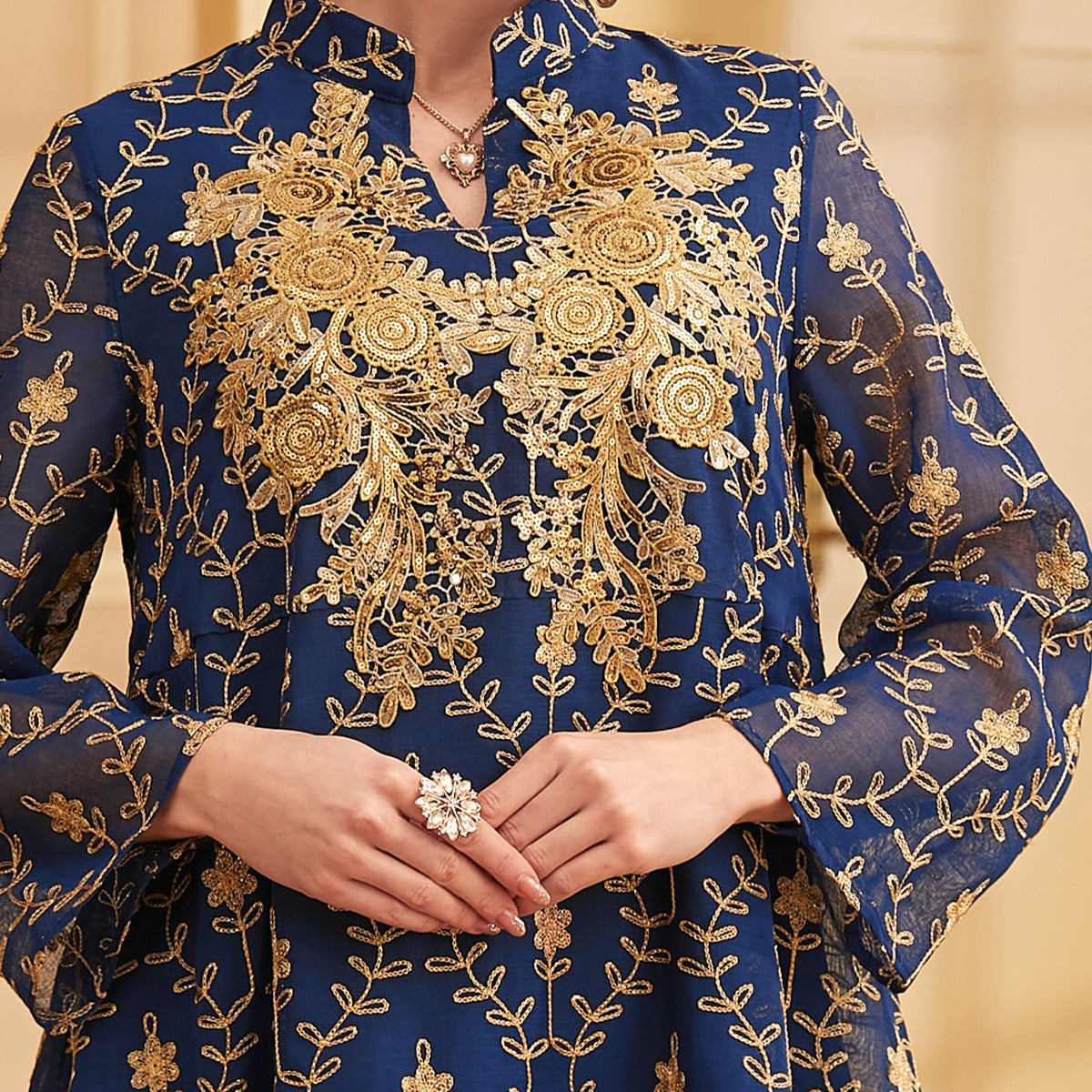 Damen Ansprechendes Maxikleid Sovae
