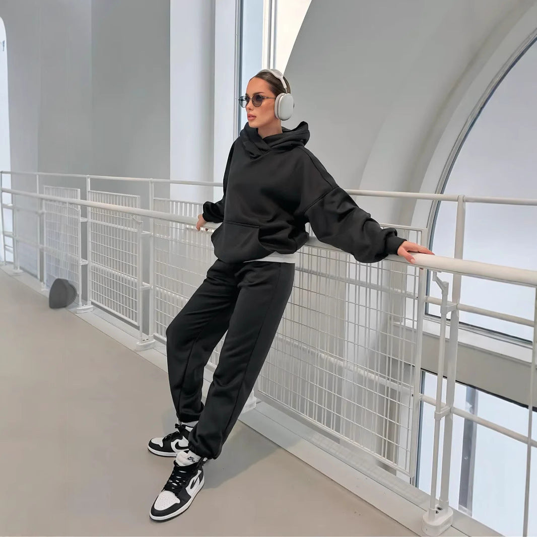 Damen Hoodies und Jogginghose Set Sovae