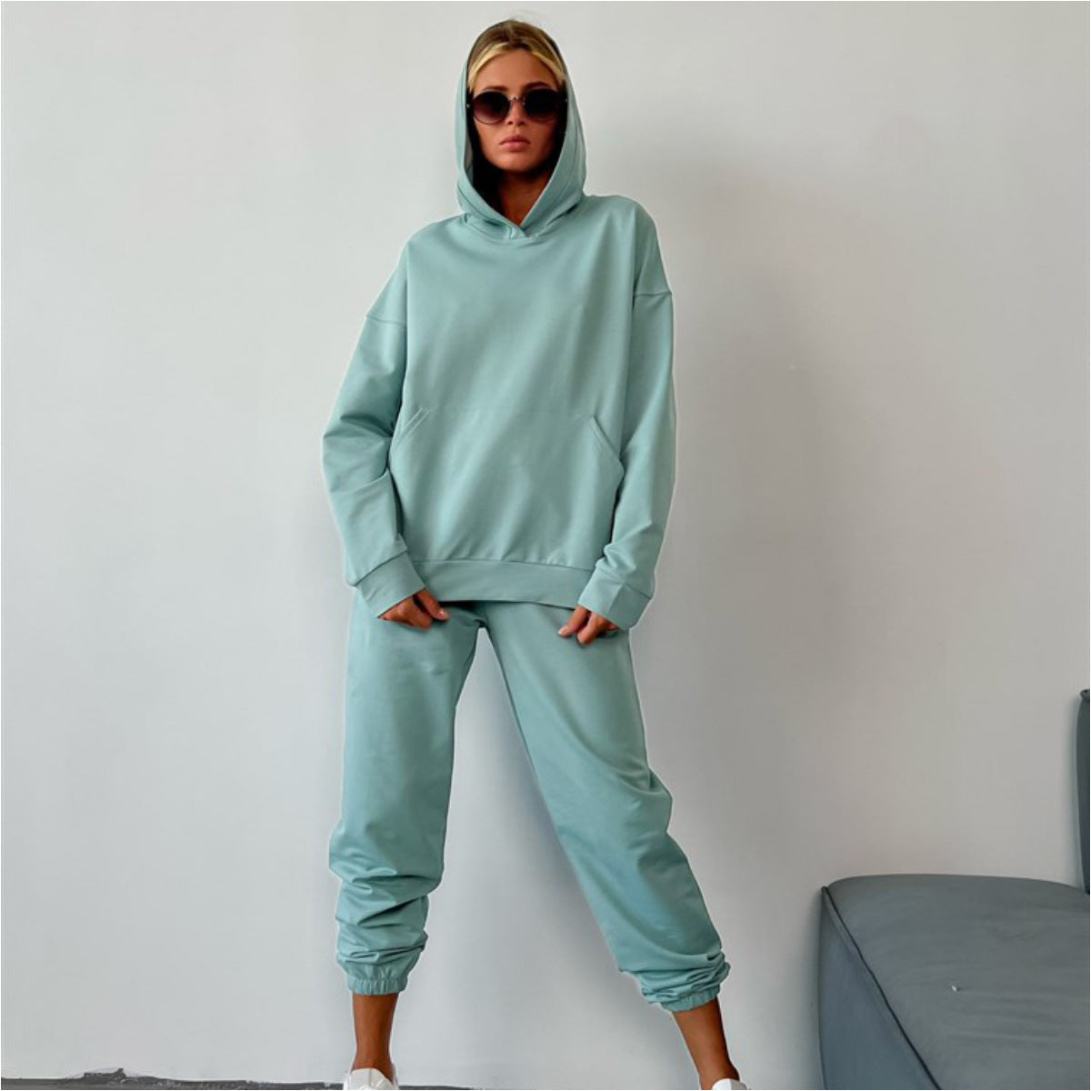 Damen Bequemes und modernes Hoodie-Set Sovae