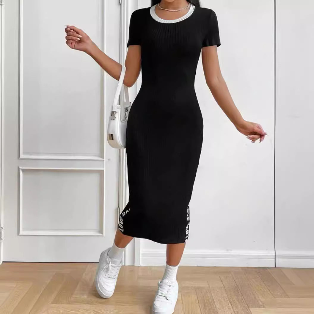 Damen Körperbetontes Midi-Kleid Sovae