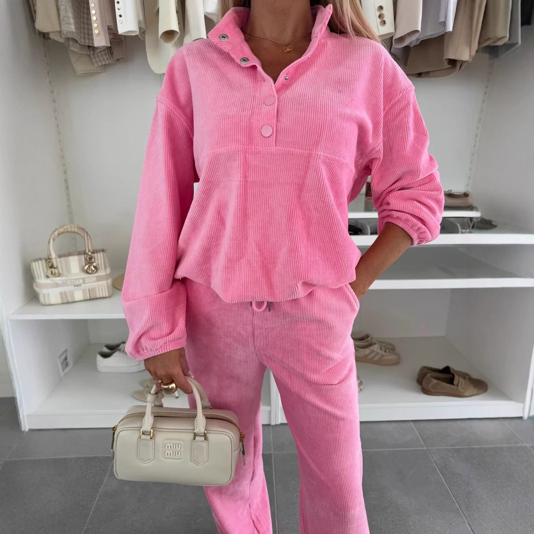 Damen Cozy Strick-Loungewear Set Sovae
