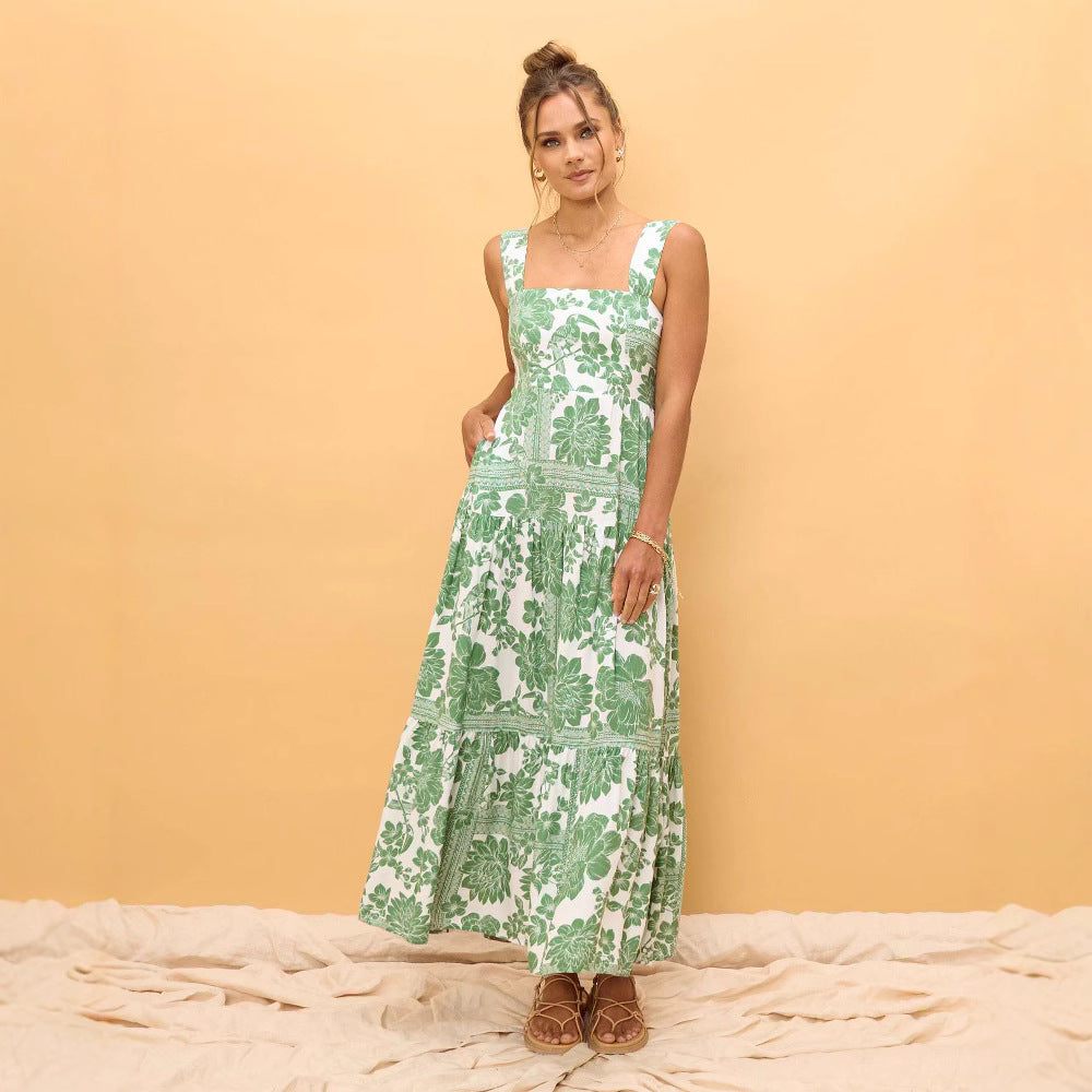 Damen Sommerliches Maxikleid Sovae