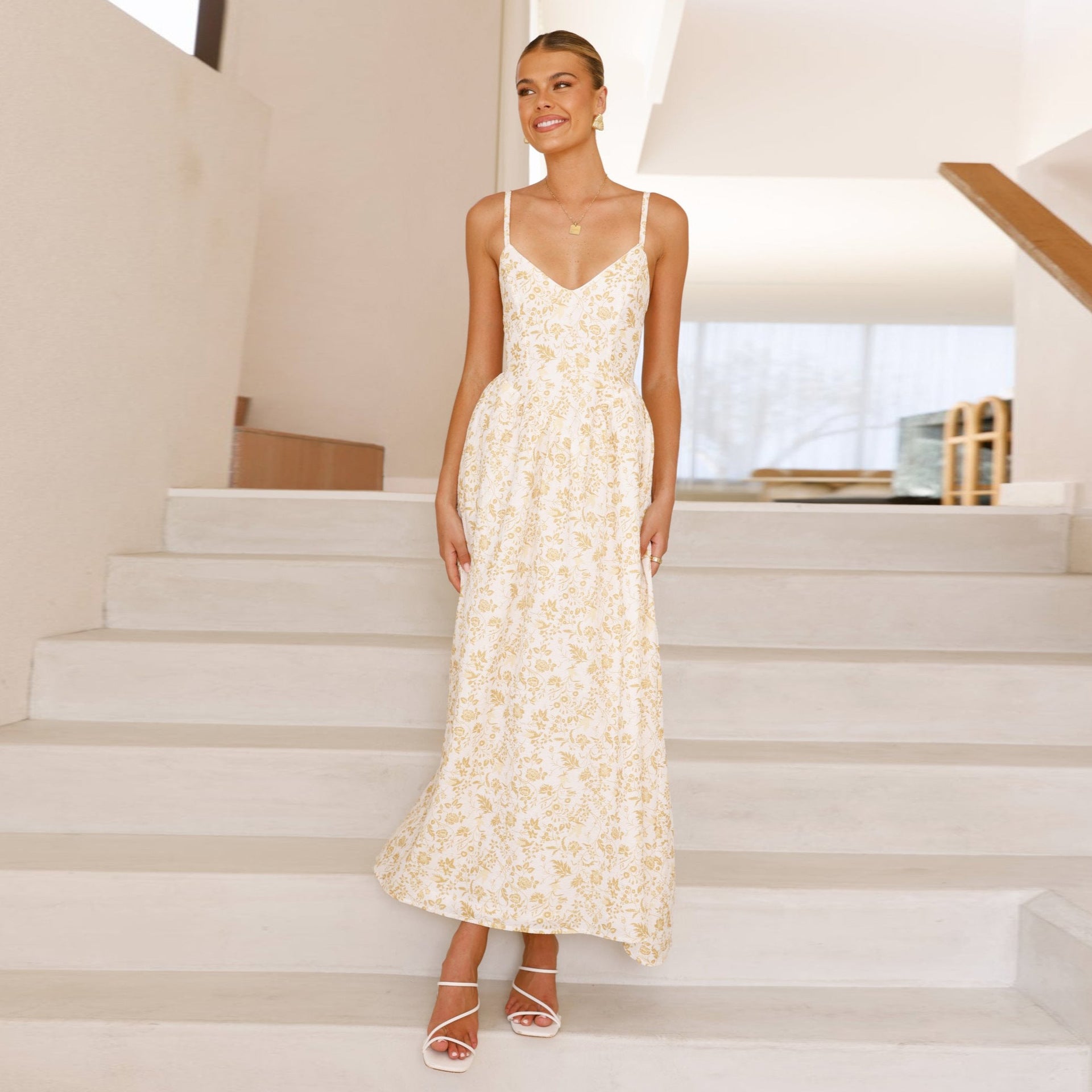Damen Maxikleid Sovae