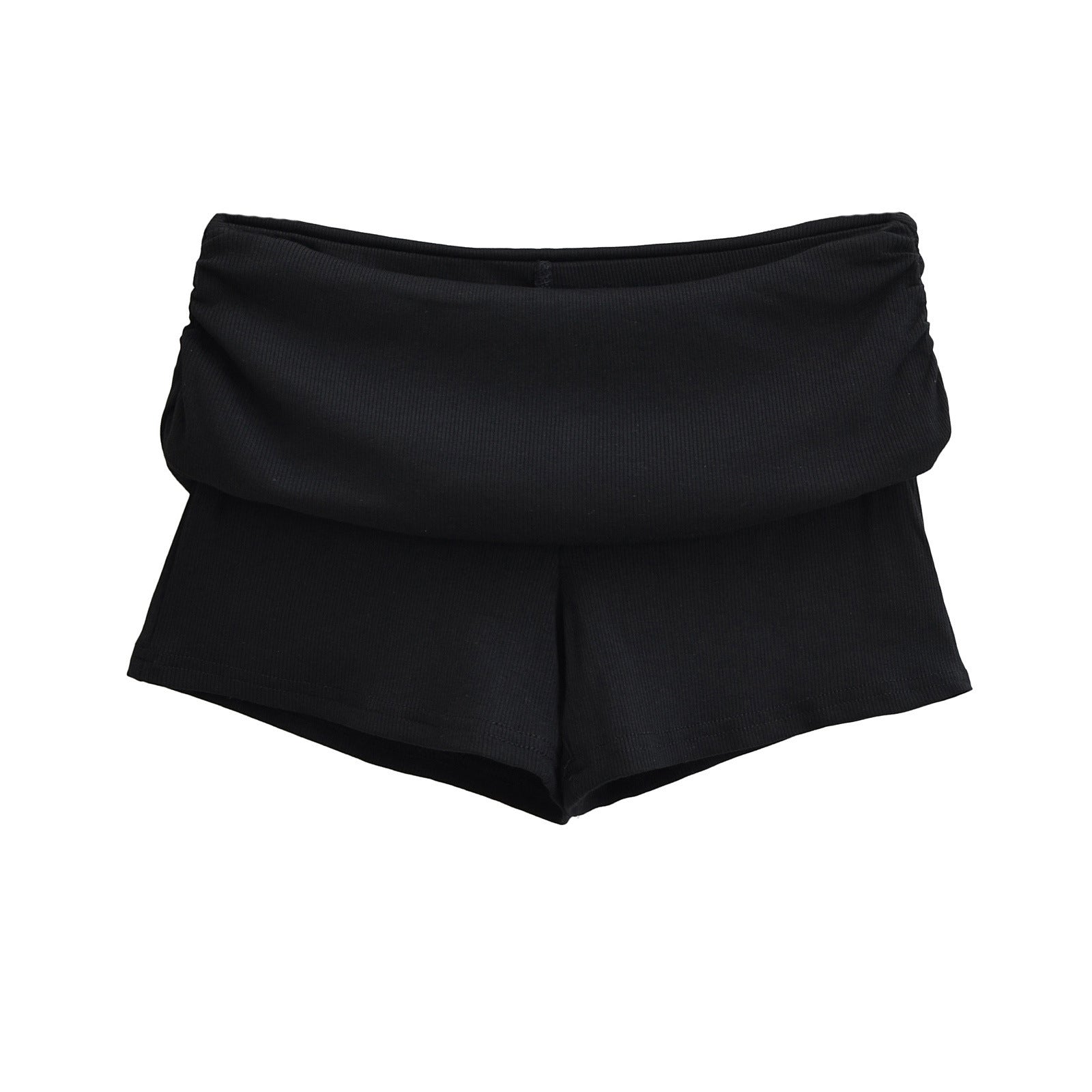 Damen Sportliche Jersey-Shorts mit breitem Bündchen Sovae