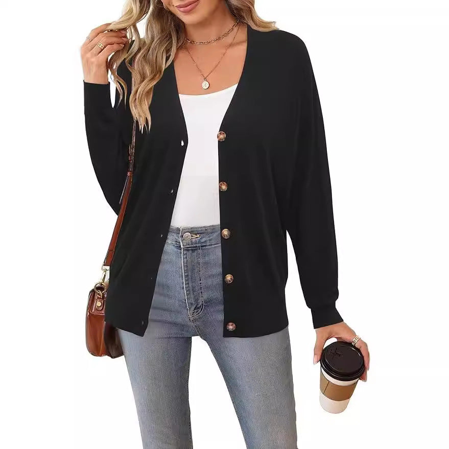 Damen lässige Strickjacke Sovae