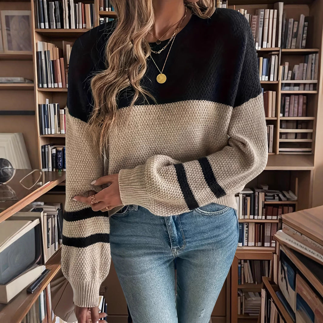 Damen hochwertiger, gestrickter Pullover Sovae