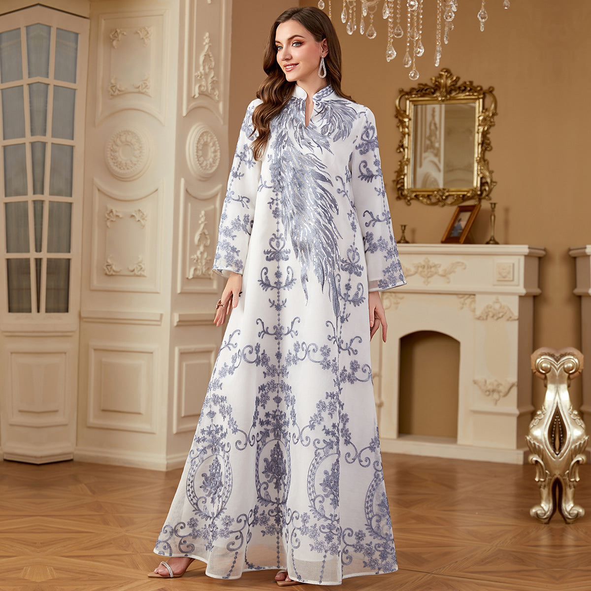 Damen Elegantes Maxikleid Sovae