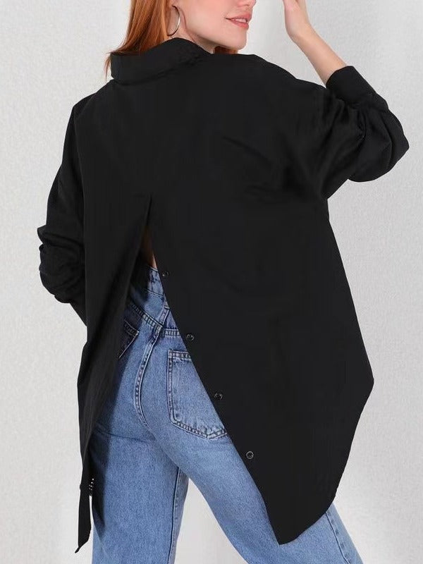 Damen lässige Hemdbluse Sovae