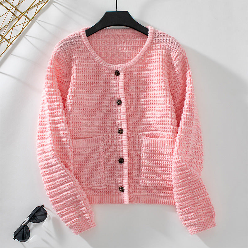 Damen Strickjacke mit Taschen Sovae