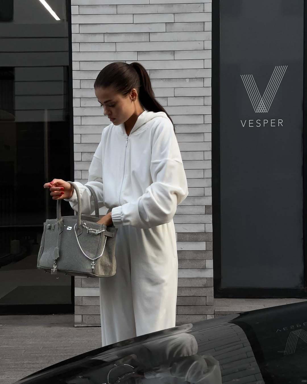 Damen Gemütlicher Fleece-Jumpsuit mit praktischen Taschen Sovae