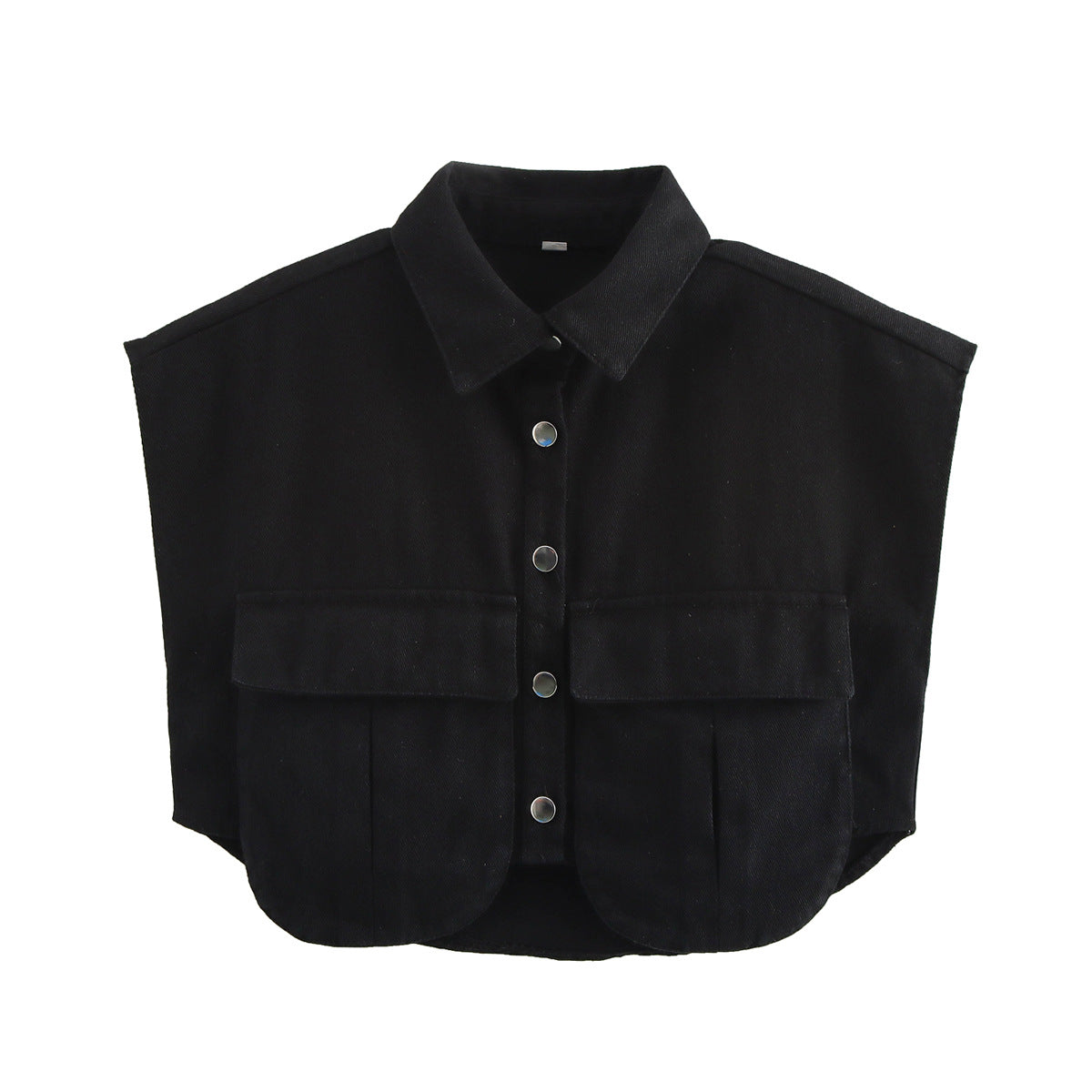 Damen ärmellose Utility-Bluse mit Taschen Sovae