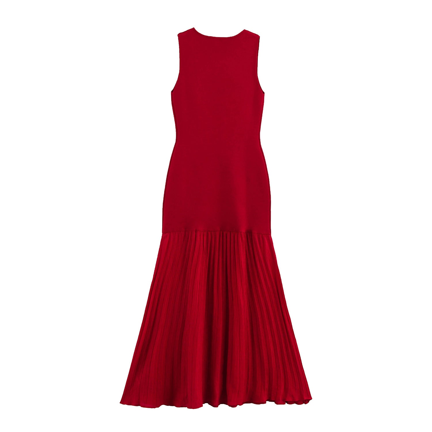 Damen Plissiertes Maxikleid mit eleganter Silhouette und hochwertiger Verarbeitung Sovae