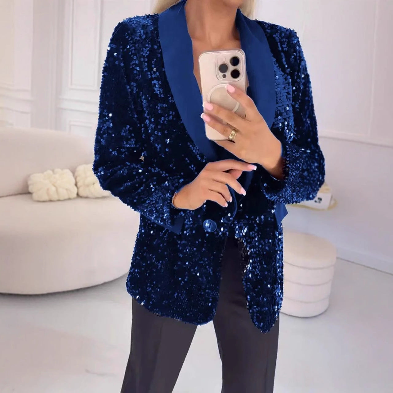 Damen Funktionsblazer mit Pailletten Sovae