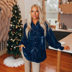 Damen Velourshemd Sovae