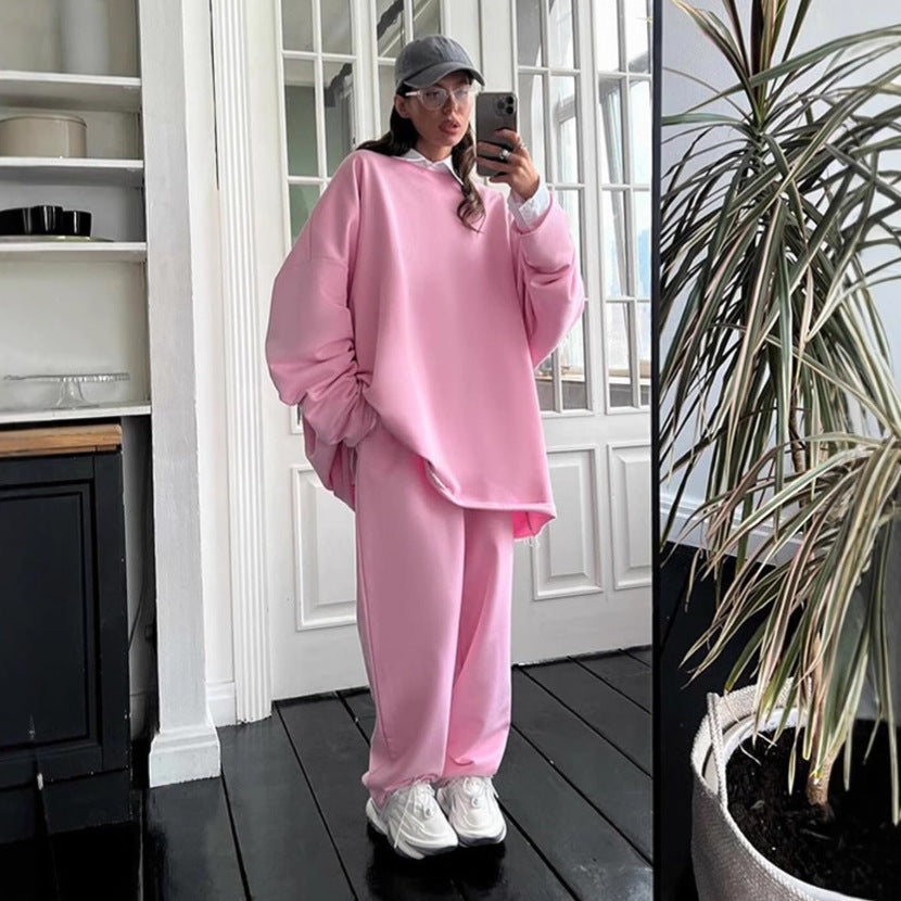 Damen Oversized Loungewear Set mit modischem Schnitt Sovae