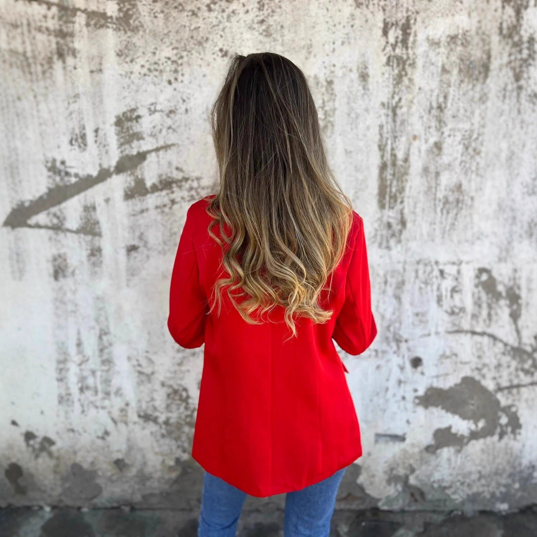 Damen eleganter Blazer mit animalischen Akzenten Sovae