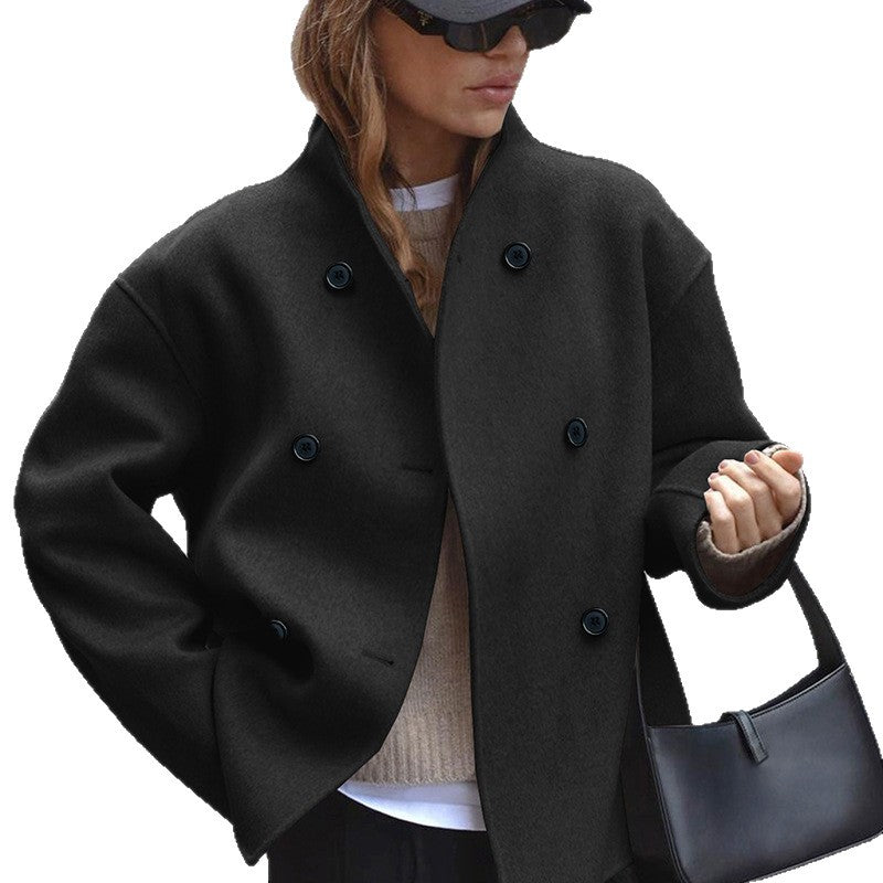 Damen modische oversized Jacke mit hochwertigem Schnitt Sovae