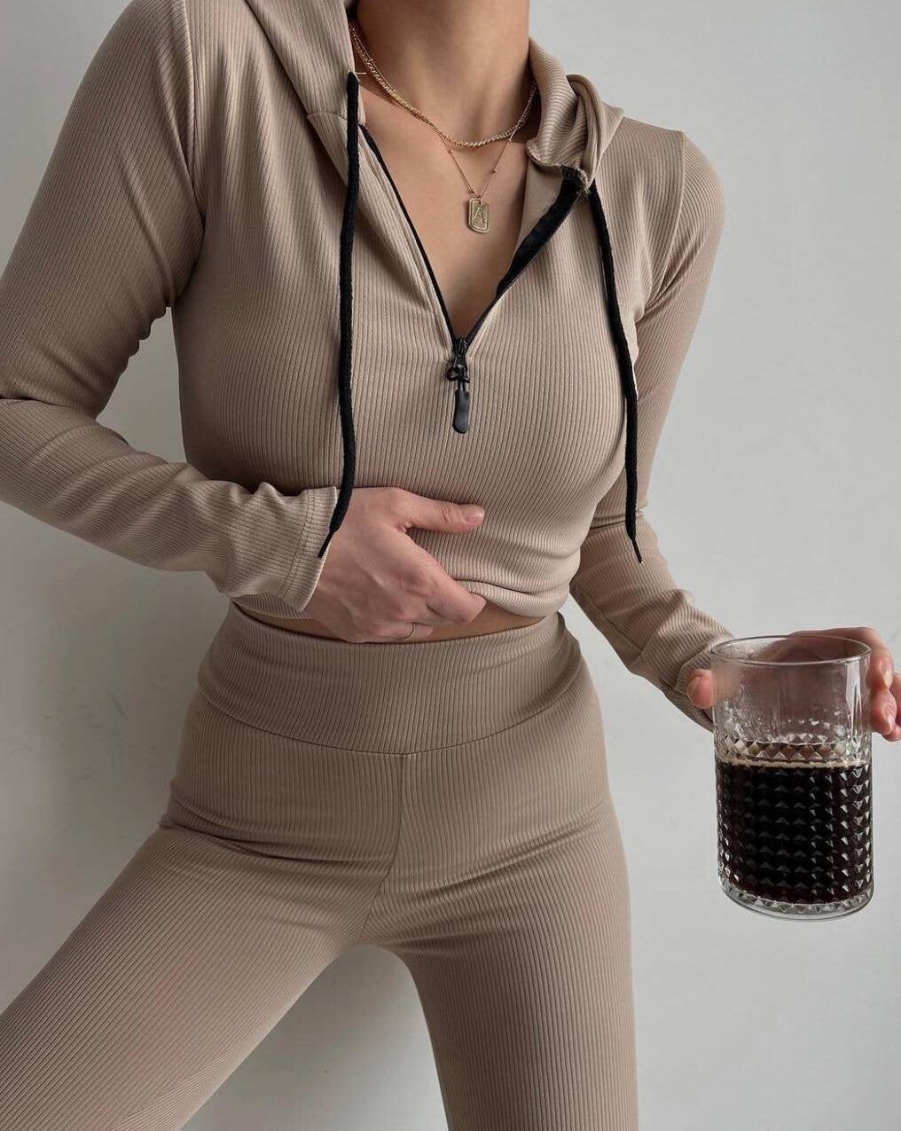 Damen Langarm-Pullover mit Reißverschluss Sovae