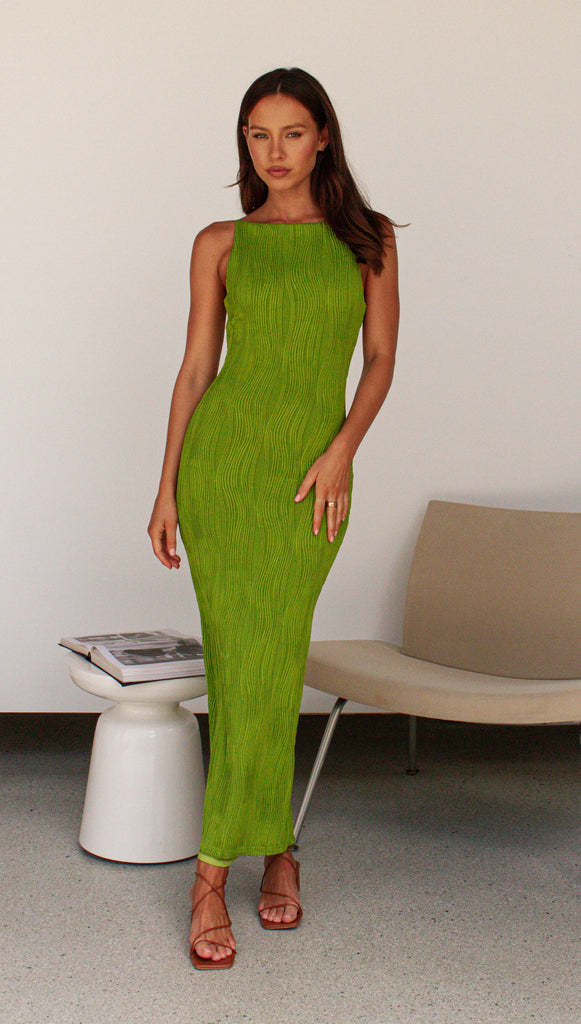 Damen figurbetontes Maxikleid mit schulterfreiem Design Sovae