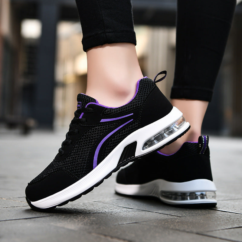 Damen Lauf-Sneaker mit atmungsaktivem Mesh-Obermaterial und dämpfender Sohle Sovae