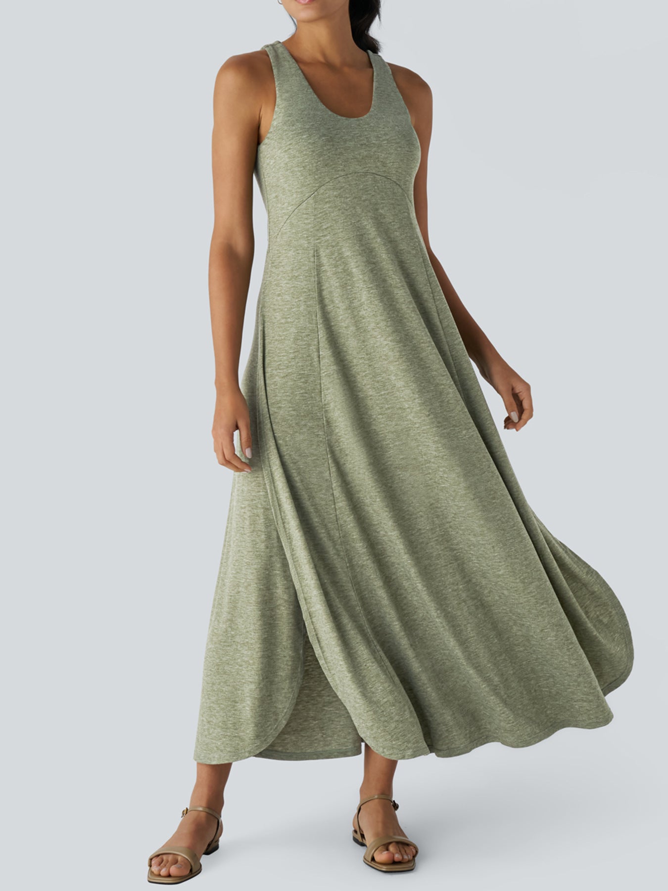 Damen Maxikleid im A-Linien-Schnitt Sovae