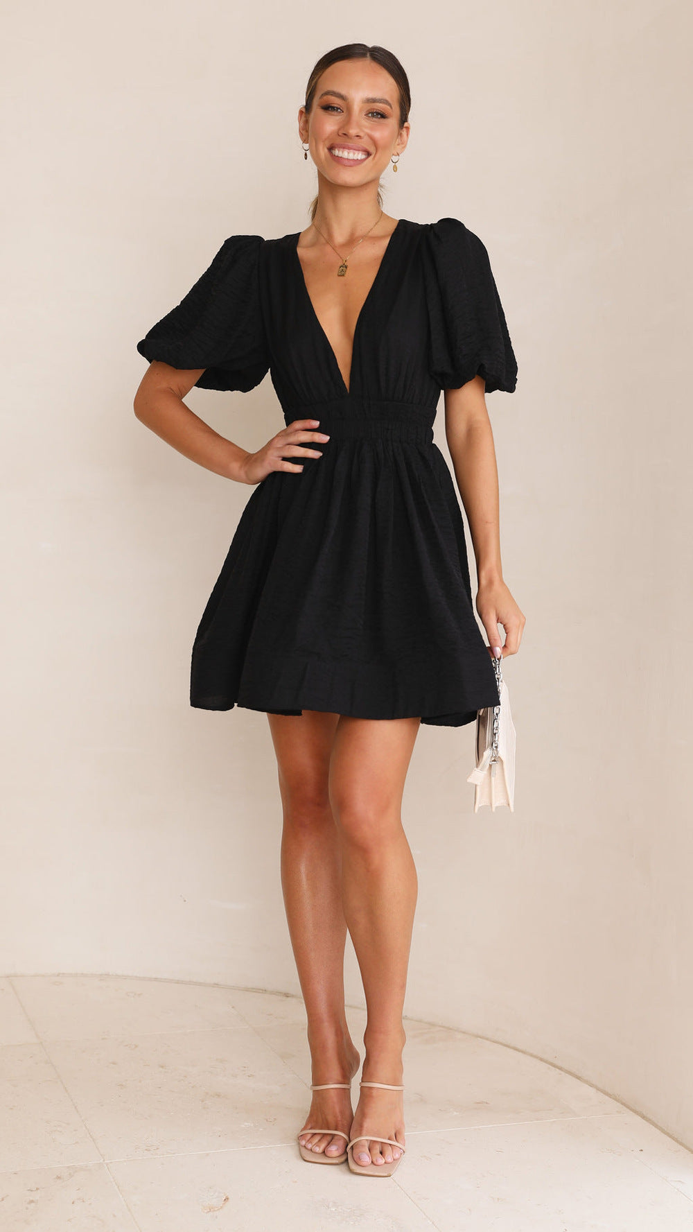 Damen Midikleid Sovae