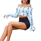 Damen Off-Shoulder Bluse Sovae