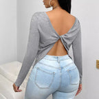 Damen Leichtes Langarmshirt Sovae