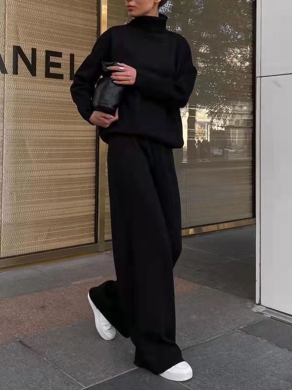 Damen bequemer und stylischer Strickanzug Sovae